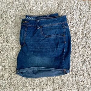 faded glory blue jean shorts